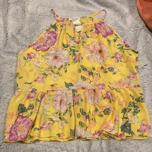 2/$15 NWT Floral tank top